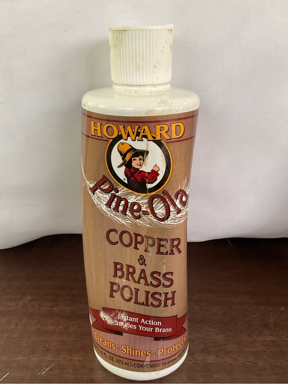 Howard Pine-Ola Vintage 1980s Original Copper And Brass Polish liquid